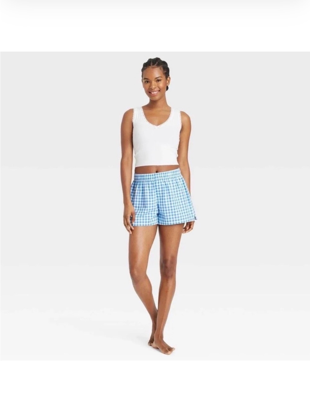 NWT Colsie Women's
Cotton Boxer Sleep Shorts - Size: Small